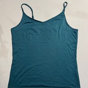 Ibex Teal Merino Wool Blend Camisole Top